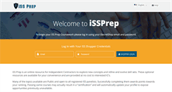 Desktop Screenshot of issprep.com