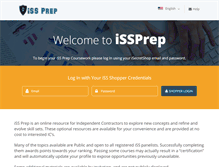 Tablet Screenshot of issprep.com